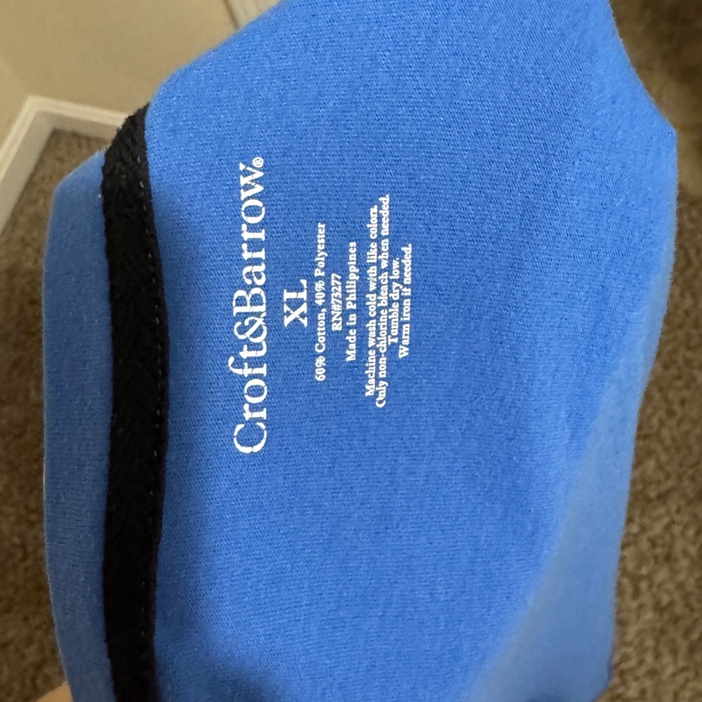 Croft & Barrow Blue Long Sleeve Tee